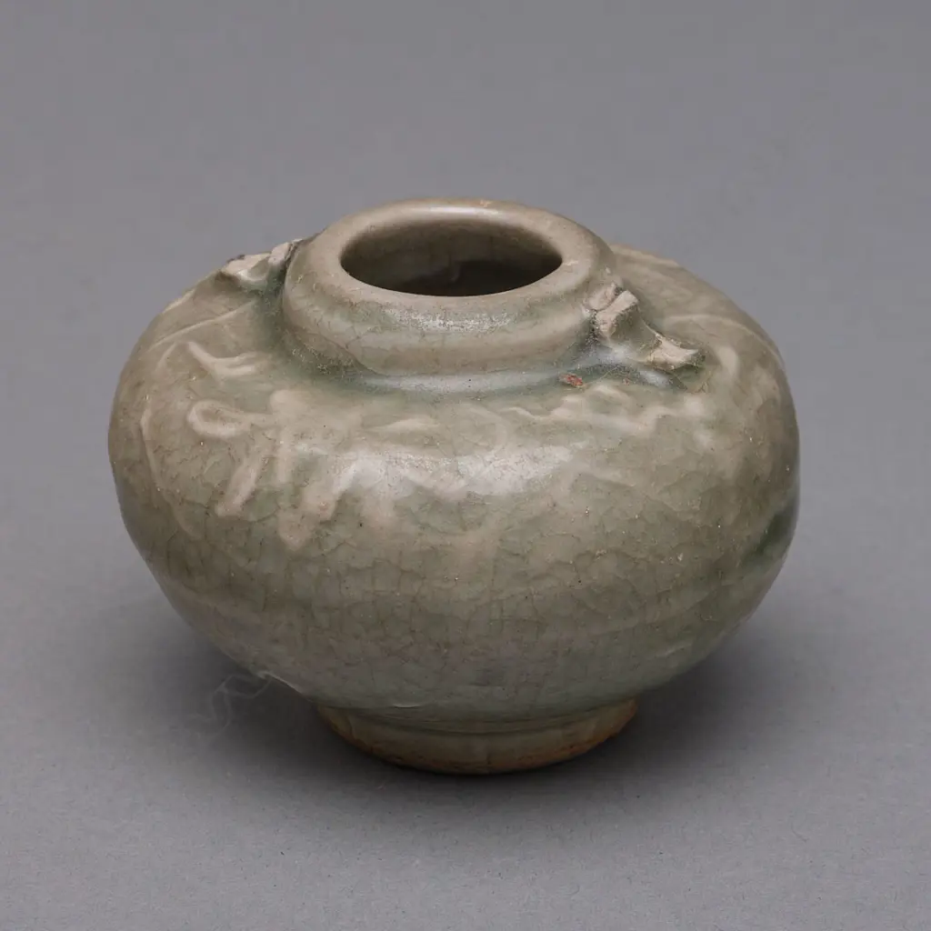 Stoneware jarlet - Sawankhalok, 15thC, Image 1++